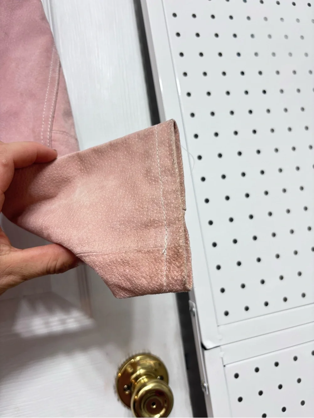 Wilsons Leather jacket. small Pink Suede Jacket - Women's